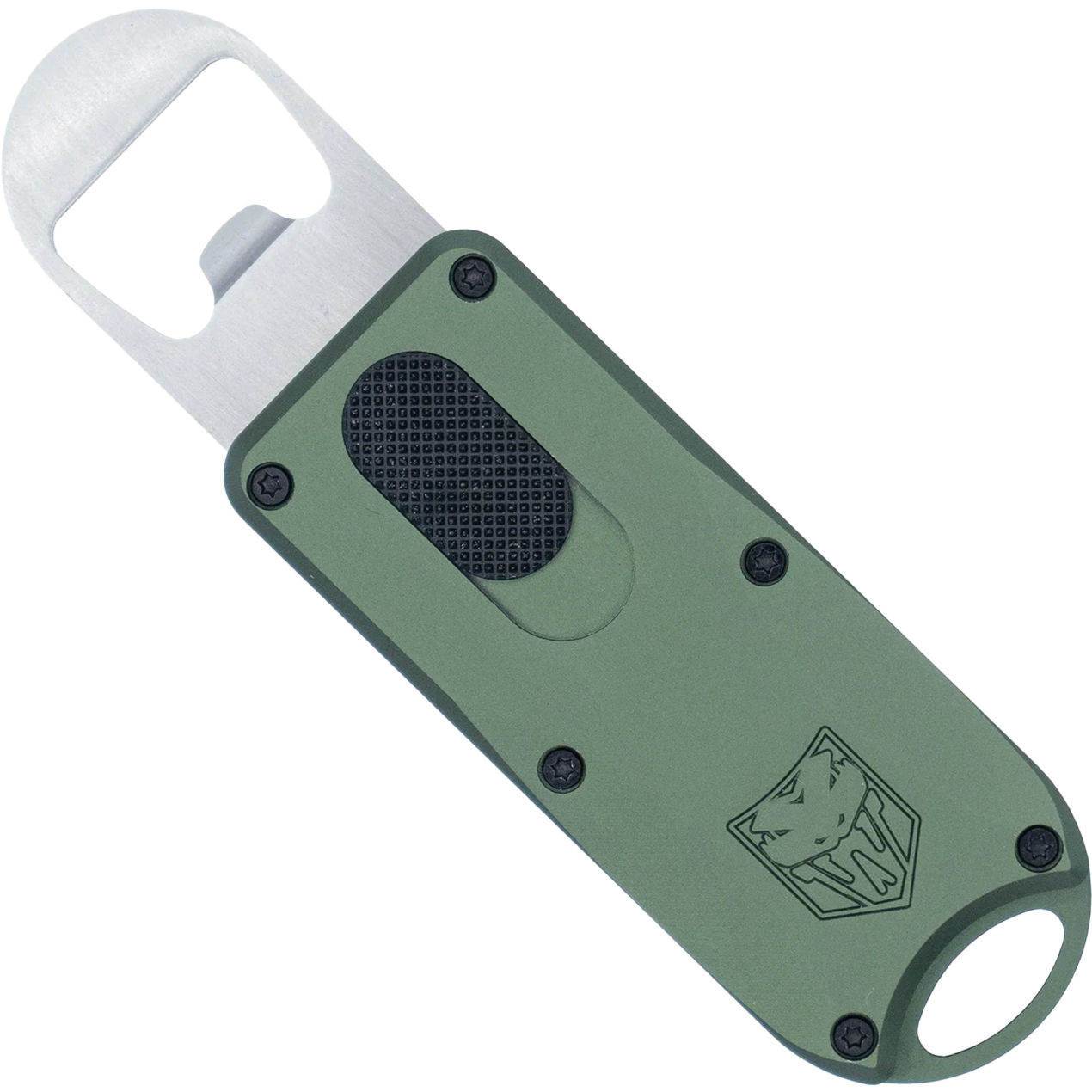 Knives Cobratec Knives CBT OTF BOTTLE OPENER OD GREEN